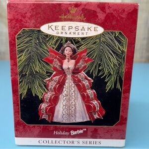 Hallmark Keepsake Ornament Holiday Barbie Handcrafted & Dated 1997
